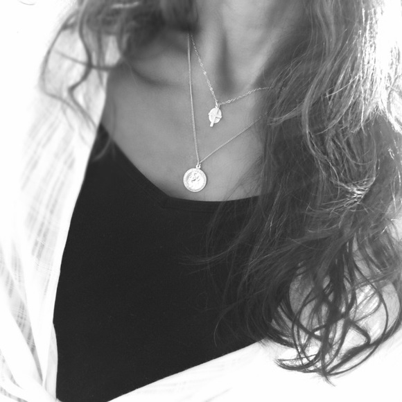 14k GF Miraculous Mary Cross Necklace - Picture 6 of 7